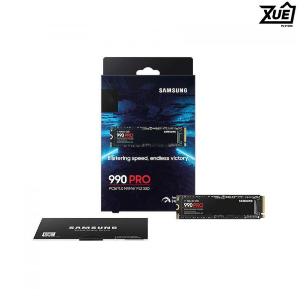 Ổ CỨNG SSD SAMSUNG 990 PRO 4TB PCIE NVME 4.0X4 (ĐỌC 7450MB/S - GHI 6900MB/S) - (MZ-V9P4T0BW)