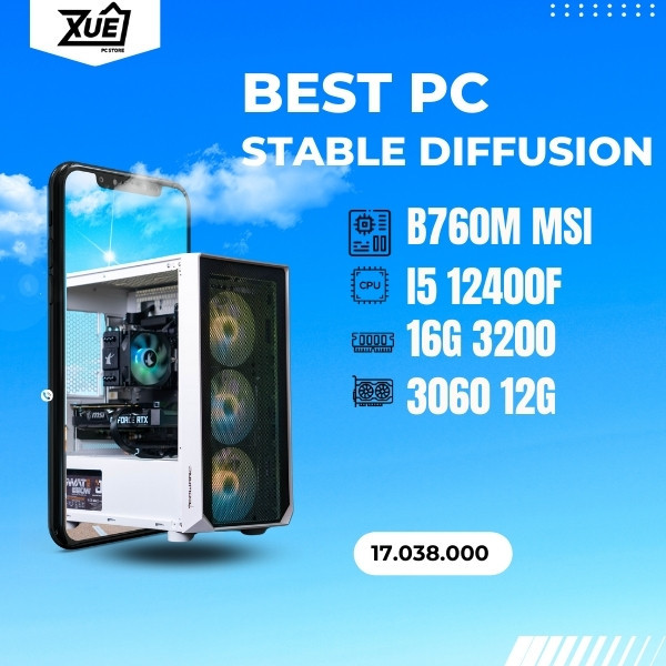 BỘ PC STABLE DIFFUSION 1
