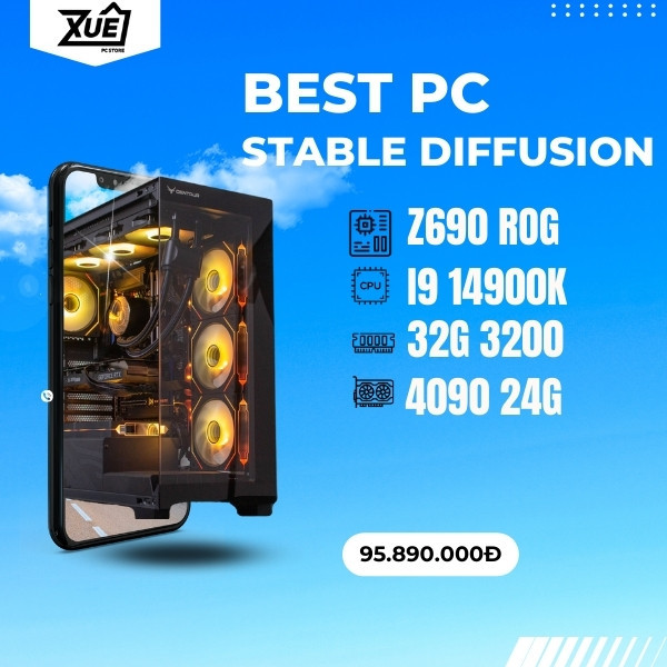 BỘ PC STABLE DIFFUSION 4