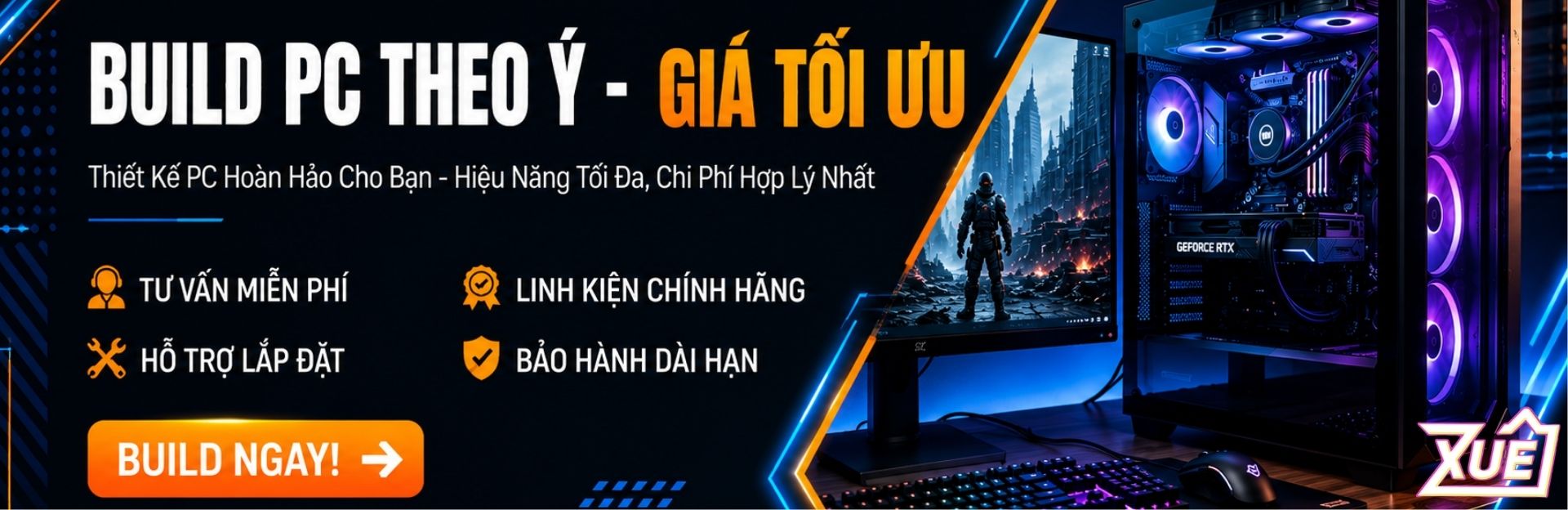 Build PC theo ý - Gía tối ưu