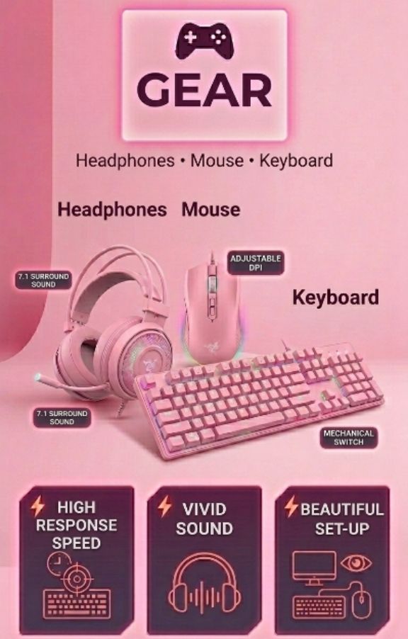 GEAR | PHÍM - CHUỘT - TAI NGHE