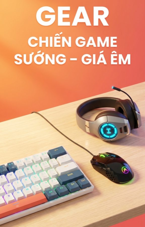 GEAR | PHÍM - CHUỘT - TAI NGHE