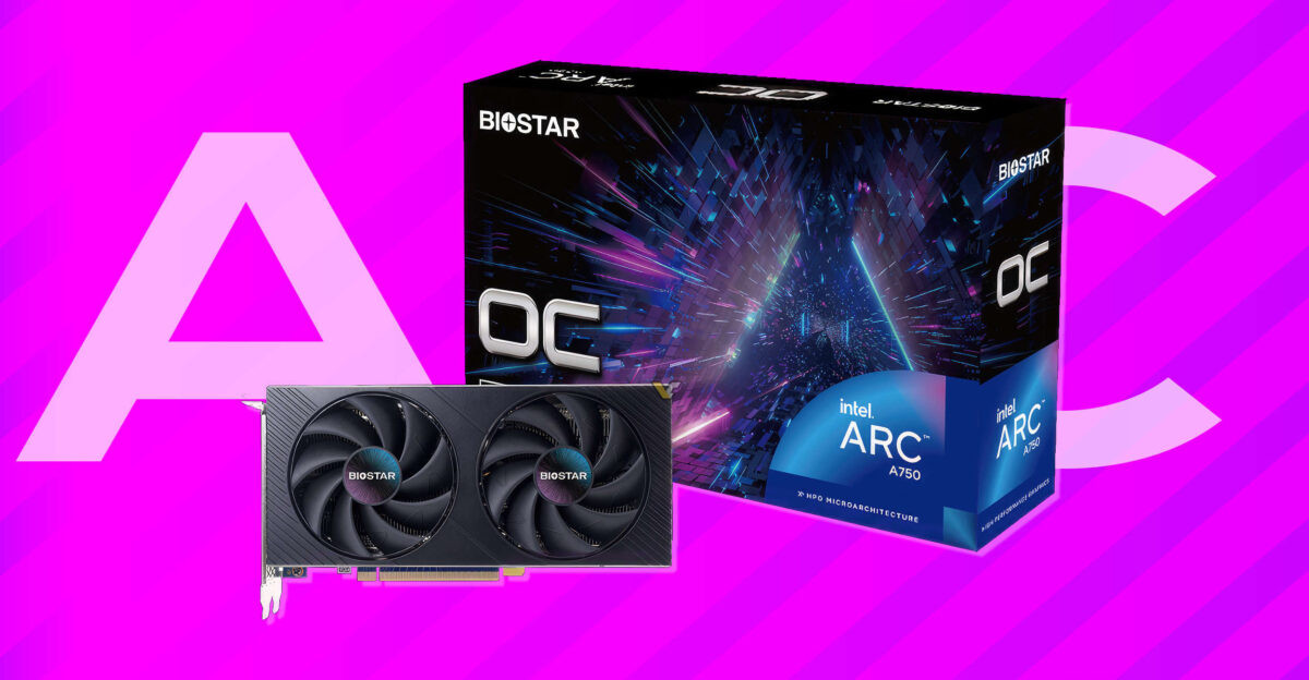 BIOSTAR CHO RA MẮT GPU INTEL A750PHÙ HỢP VỚI NGÂN SÁCH CỦA NGƯỜI DÙNG