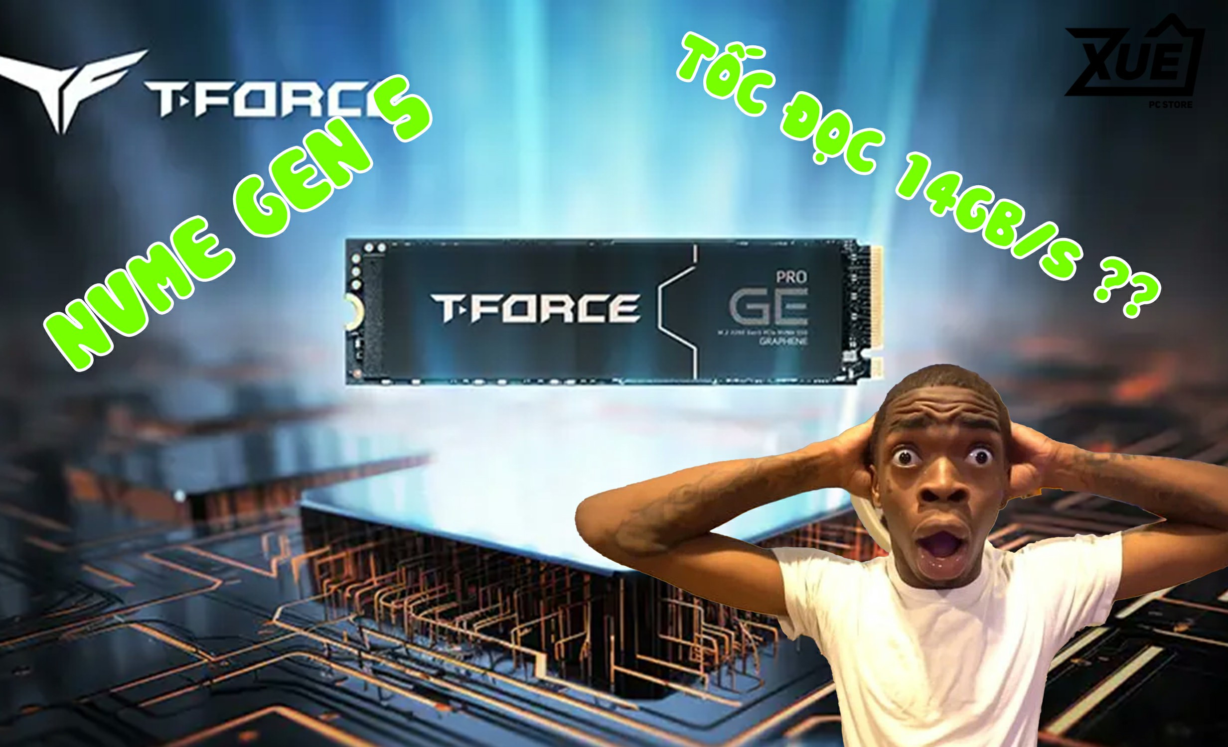 TForce công bố dòng SSD GE PRO PCIe Gen5 NVMe mới
