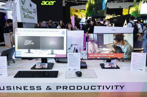 [COMPUTEX24] Màn hình MSI 120Hz và Mini PC Cubi NUC