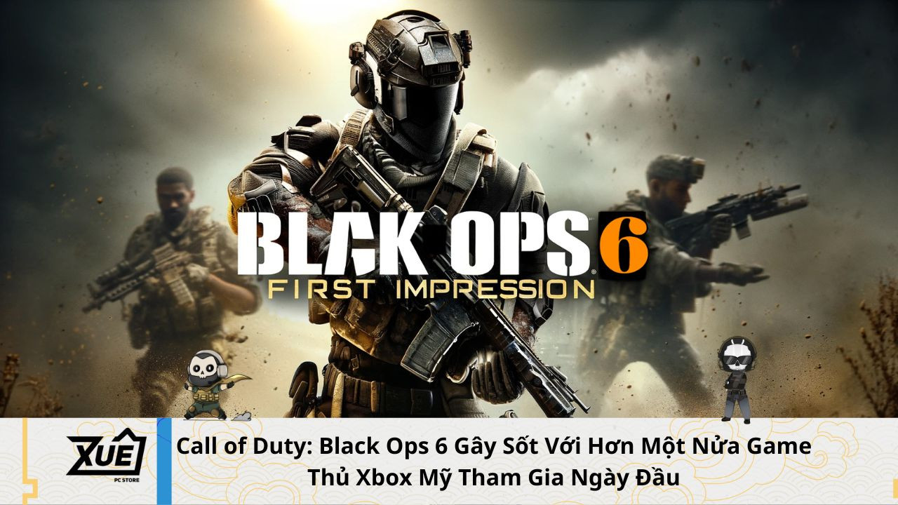Call of Duty: Black Ops 6 Gây Sốt Với Hơn Một Nửa Game Thủ Xbox Mỹ Tham Gia Ngày Đầu