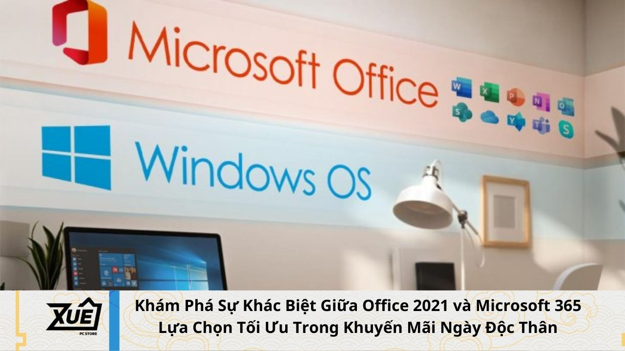 Khám Phá Sự Khác Biệt Giữa Office 2021 và Microsoft 365 – Lựa Chọn Tối Ưu Trong Khuyến Mãi Ngày Độc Thân