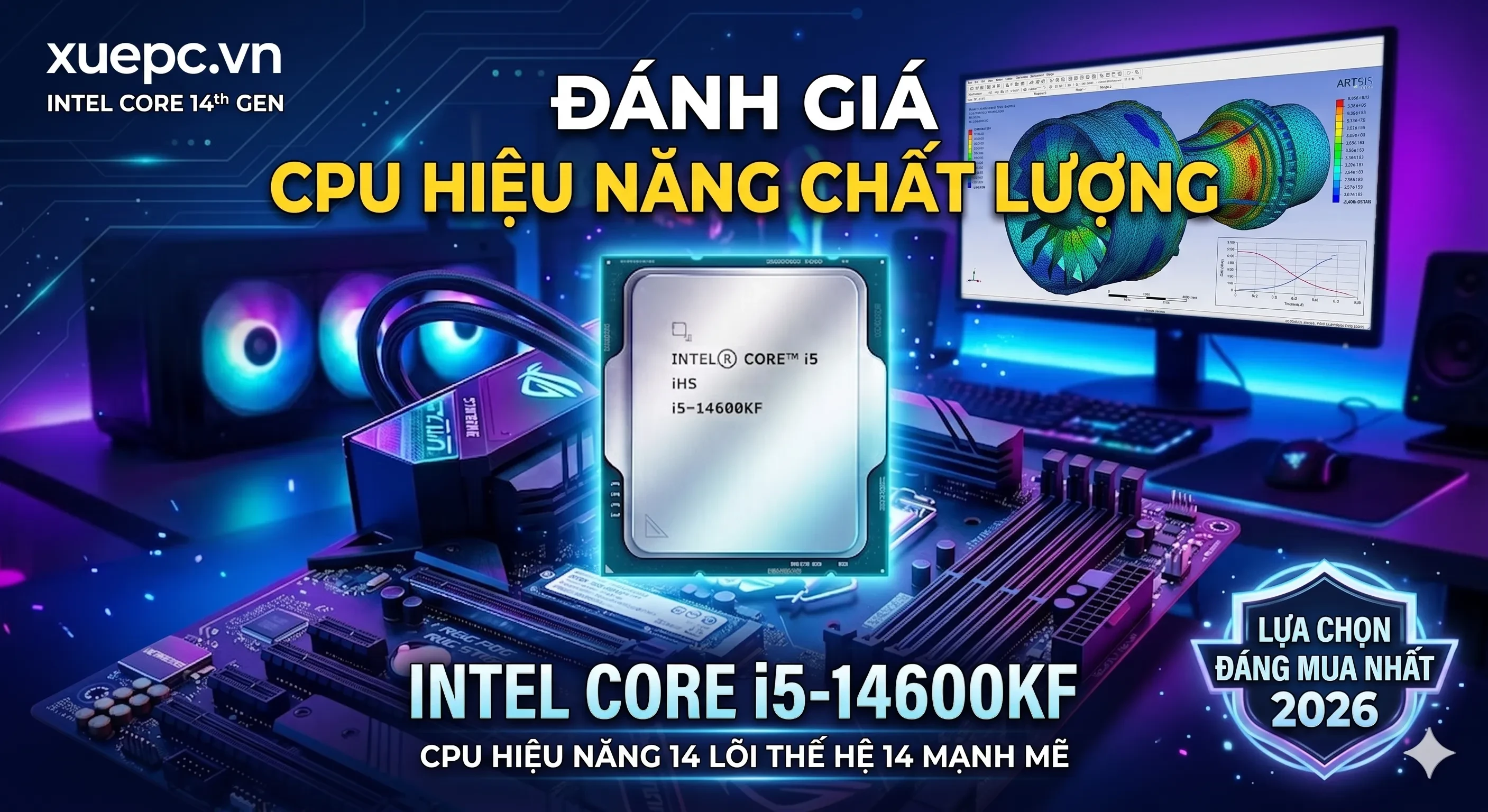 Intel Core i5-14600KF: Đánh Giá Chi Tiết CPU 14 Lõi Thế Hệ 14 Raptor Lake Refresh