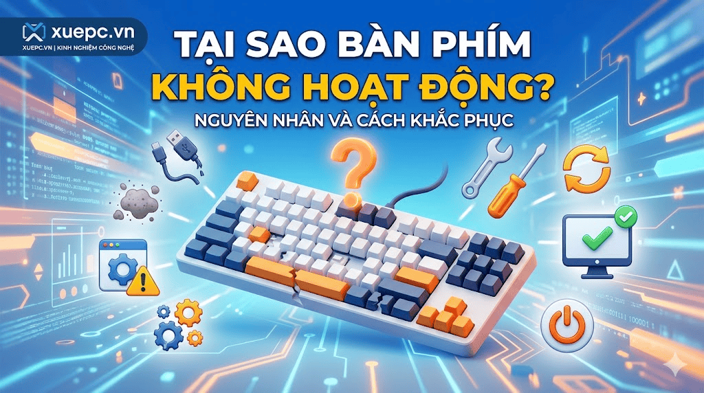 Hướng dẫn - Thủ thuật: Tại sao bàn phím không hoạt động? Nguyên nhân và cách khắc phục
