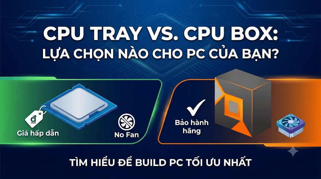 Phân Biệt CPU Tray Và CPU Box: Nên Chọn Loại Nào Cho PC Của Bạn?