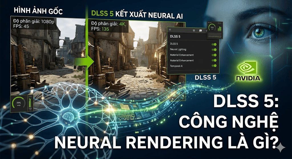 DLSS 5 Là Gì? Bước Đột Phá Thần Thánh Của Đồ Họa Game Bằng AI