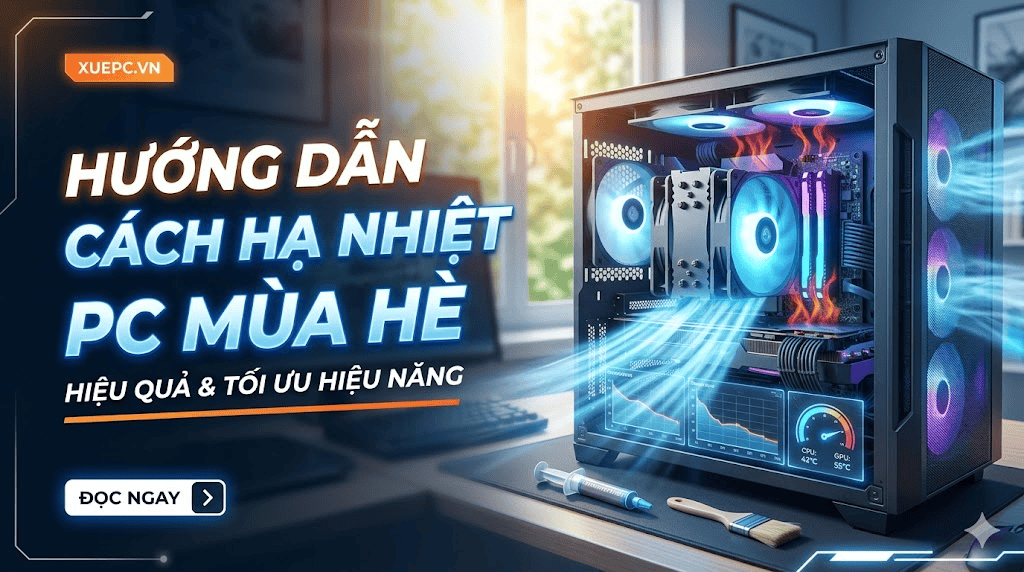 Hướng Dẫn Cách Hạ Nhiệt PC Mùa Hè Hiệu Quả, Tối Ưu Hiệu Năng