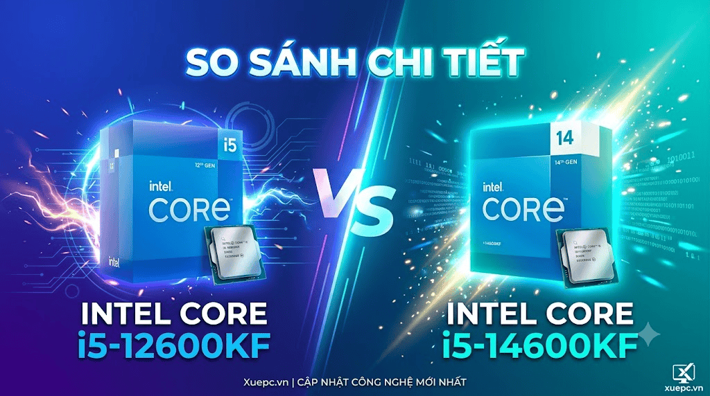 So Sánh Chi Tiết: Intel Core i5-12600KF vs i5-14600KF