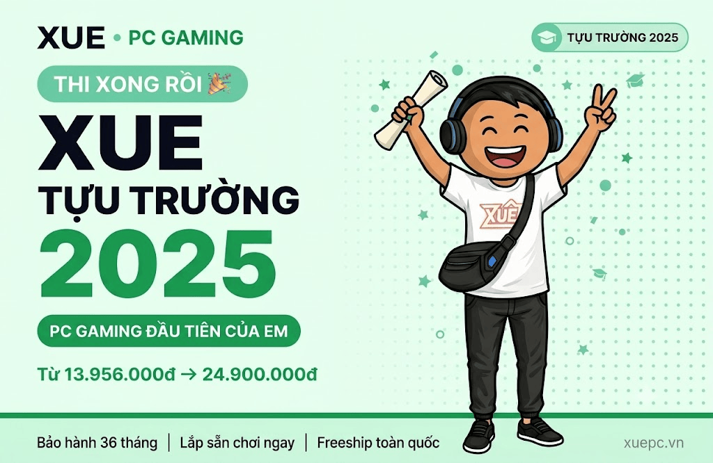🔥THI XONG RỒI - SẮM NGAY PC GAMING ĐẦU TIÊN CỦA RIÊNG MÌNH!🔥
