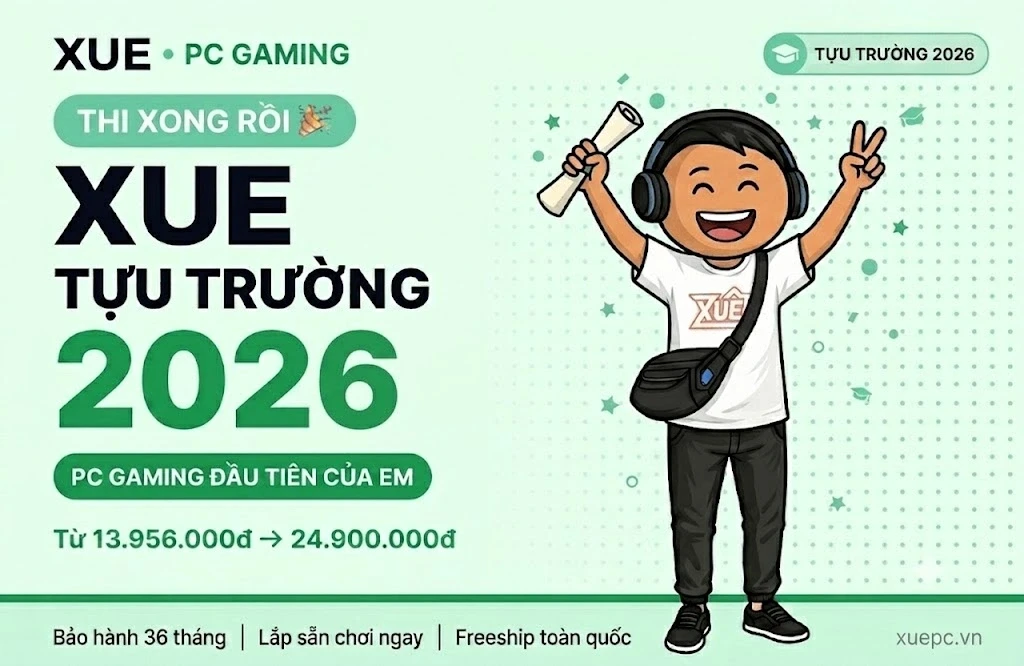 🔥THI XONG RỒI - SẮM NGAY PC GAMING ĐẦU TIÊN CỦA RIÊNG MÌNH!🔥