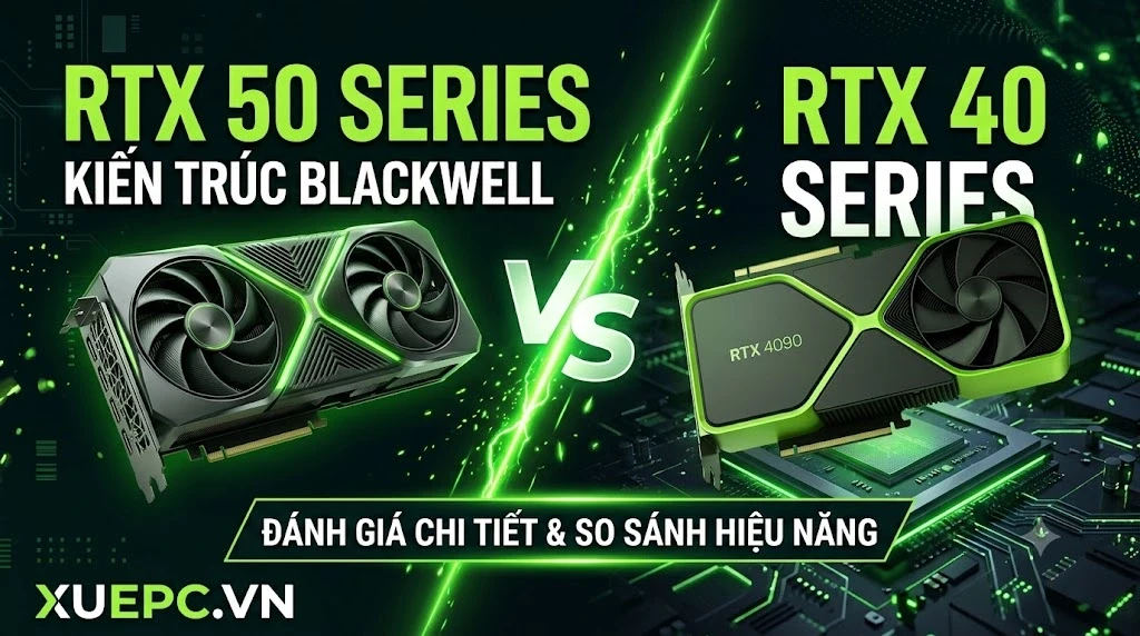 Đánh Giá RTX 50 Series Kiến Trúc Blackwell Và So Sánh Với RTX 40 Series
