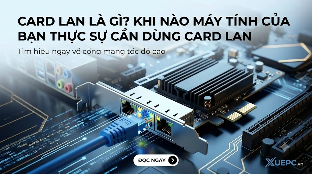 Card LAN là gì? Khi nào máy tính của bạn thực sự cần dùng Card LAN rời?