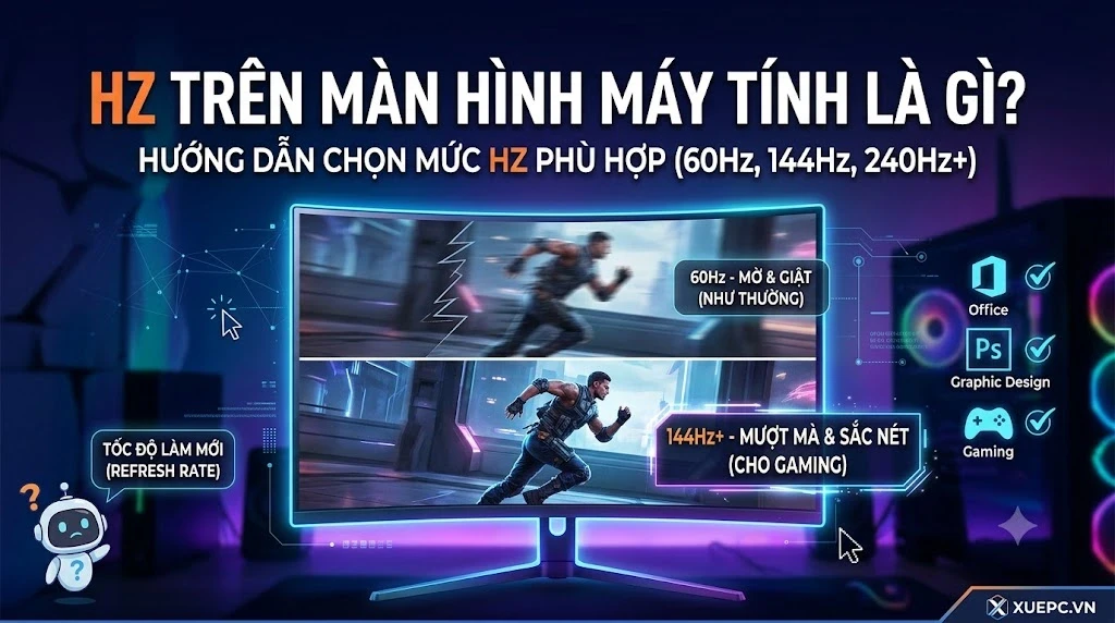 Hz Trên Màn Hình Máy Tính Là Gì? Hướng Dẫn Chọn Mức Hz Phù Hợp