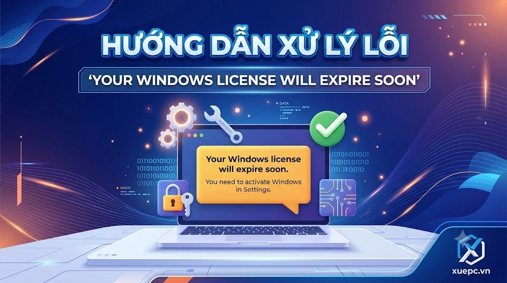Hướng Dẫn Xử Lý Lỗi Your Windows License Will Expire Soon