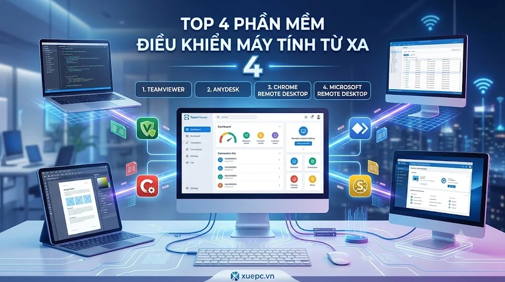 Phần Mềm Điều Khiển Máy Tính Từ Xa (Remote Desktop) & Top 4 Ứng Dụng Tốt Nhất