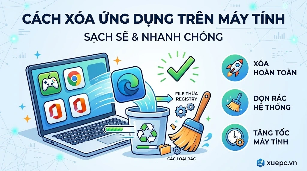 Cách Xóa Ứng Dụng Trên Máy Tính Sạch Sẽ Và Nhanh Chóng