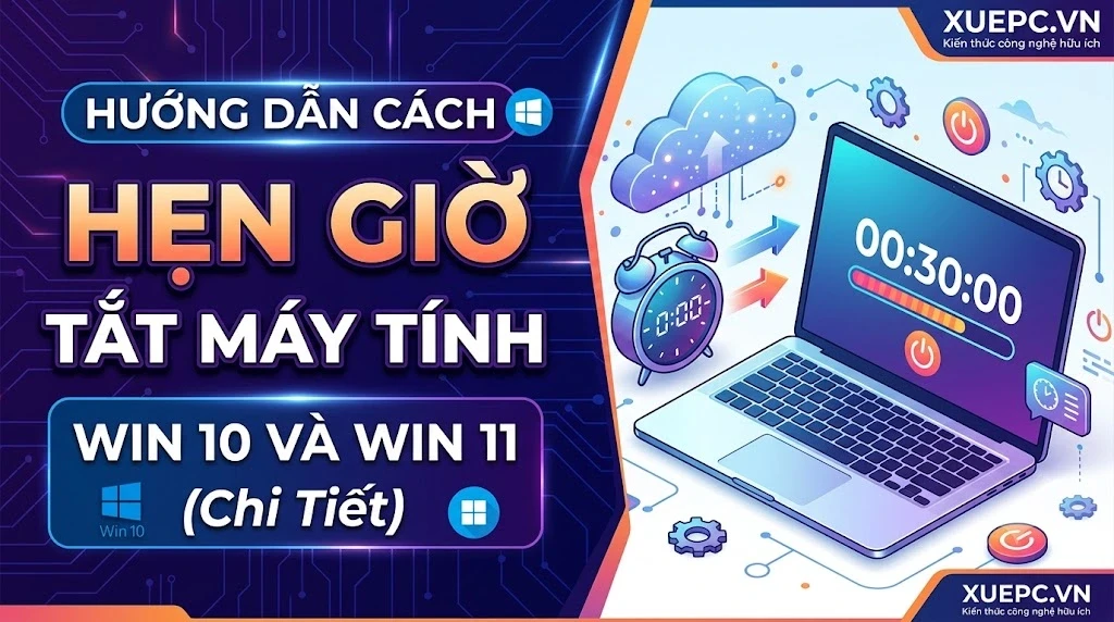 Hướng Dẫn Cách Hẹn Giờ Tắt Máy Tính Win 10 Và Win 11 Chi Tiết