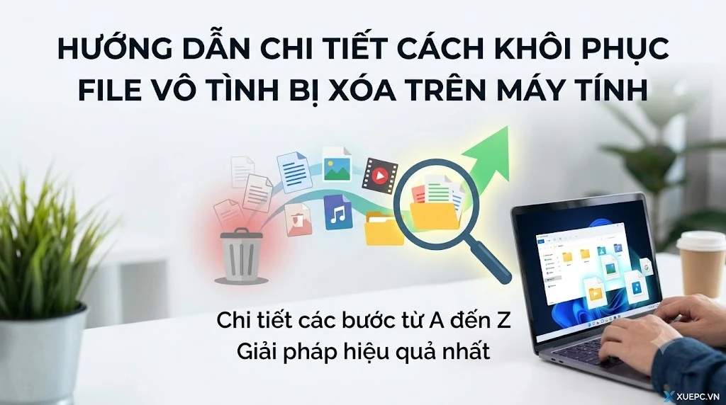 Hướng dẫn chi tiết cách khôi phục file vô tình bị xóa trên máy tính