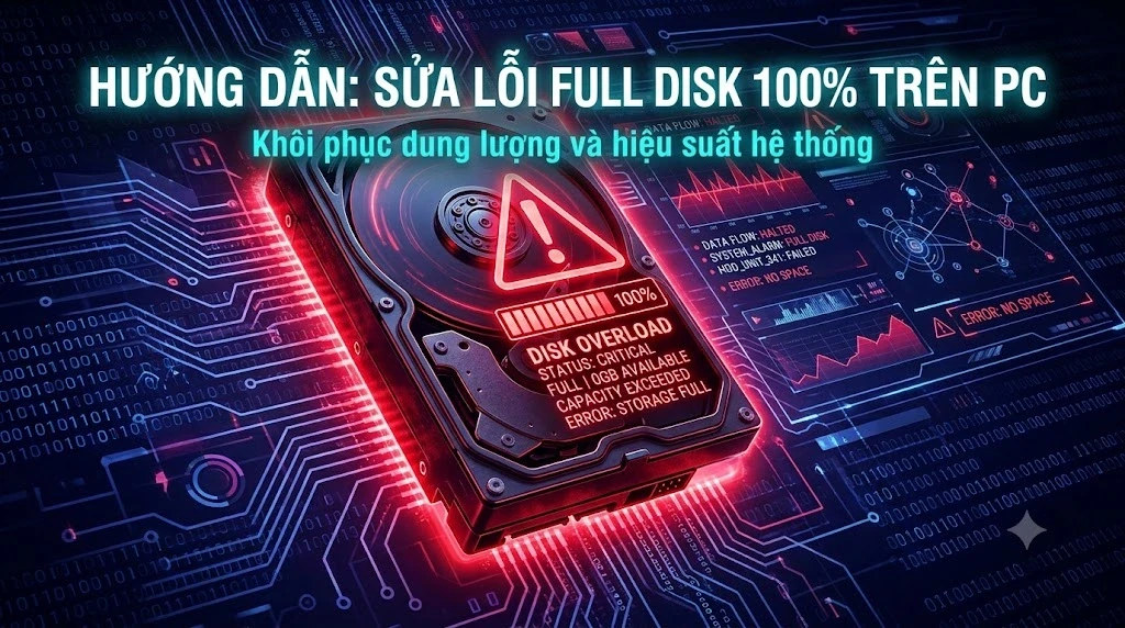 Hướng Dẫn Khắc Phục Lỗi Full Disk: Nguyên Nhân Và Cách Xử Lý Triệt Để