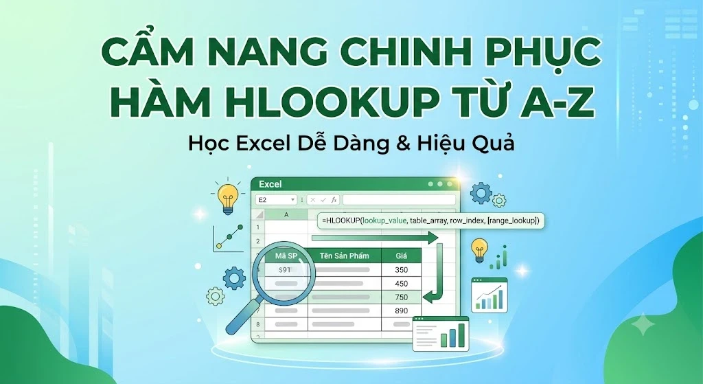Cẩm Nang Chinh Phục Hàm HLOOKUP Từ A-Z