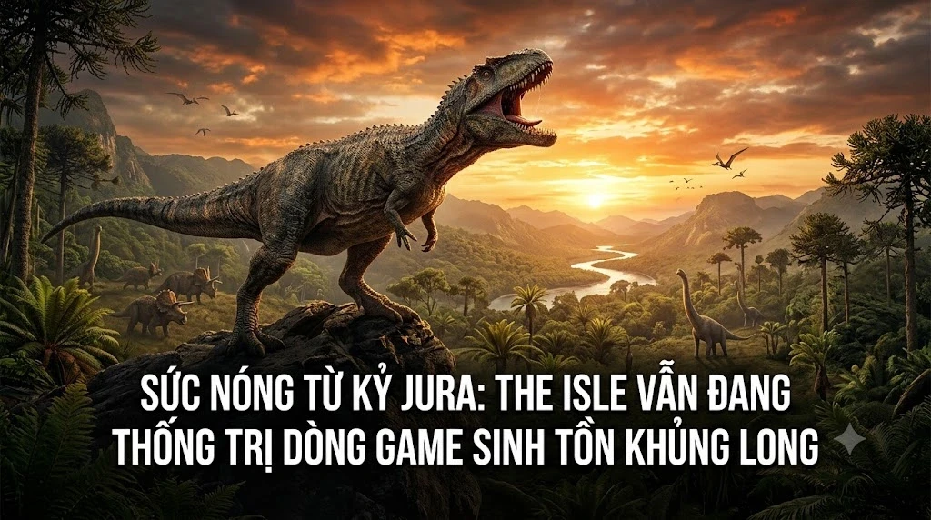 Sức Nóng Từ Kỷ Jura - The Isle Vẫn Đang Thống Trị Dòng Game Sinh Tồn Khủng Long