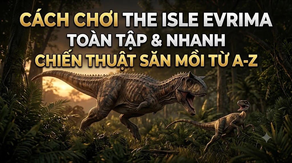 Toàn Tập Cách Chơi The Isle Nhánh Evrima: Chiến Thuật Săn Mồi Từ A-Z