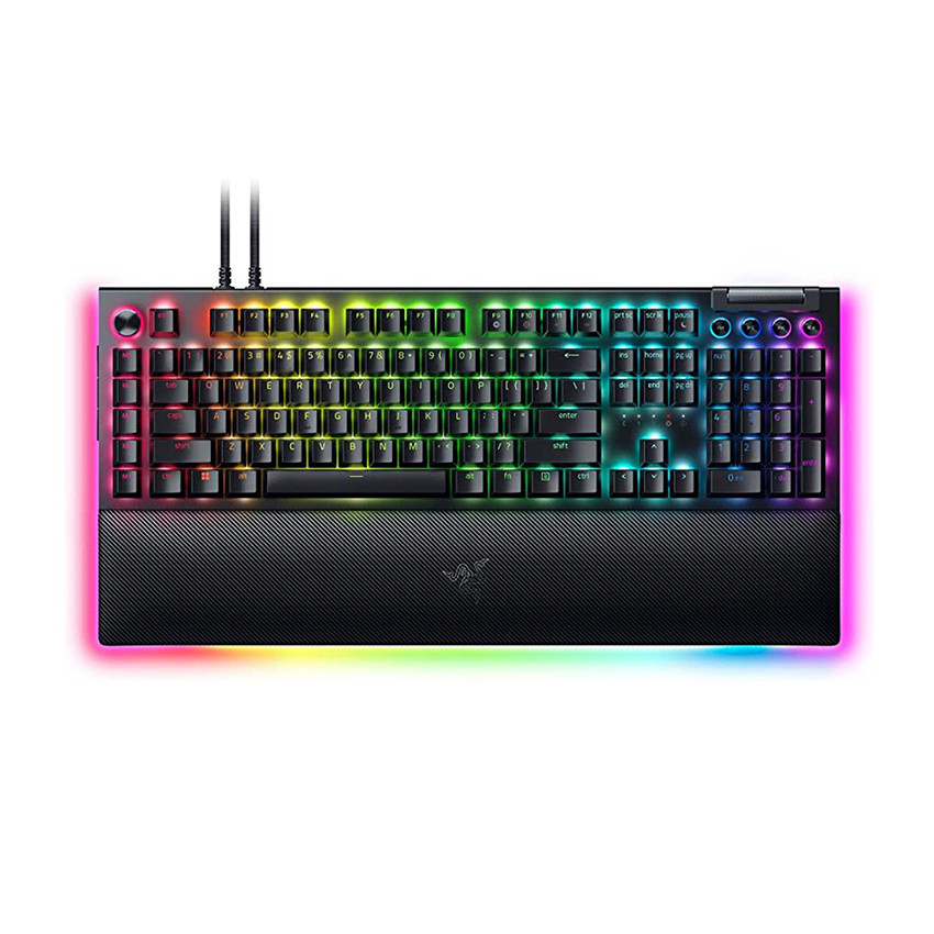BÀN PHÍM CƠ GAMING CÓ DÂY RAZER BLACKWIDOW V4 PRO - GREEN SWITCH RZ03-04680100-R3M1