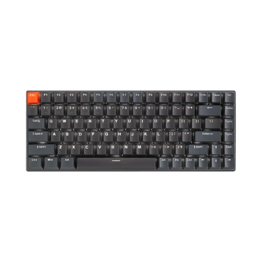 BÀN PHÍM CƠ KHÔNG DÂY RAPOO V700-A8 MULTIMODE DARK GREY _BLUE SWITCH (BLUETOOTH 5.0/ 2.4GHZ/ USB-C)