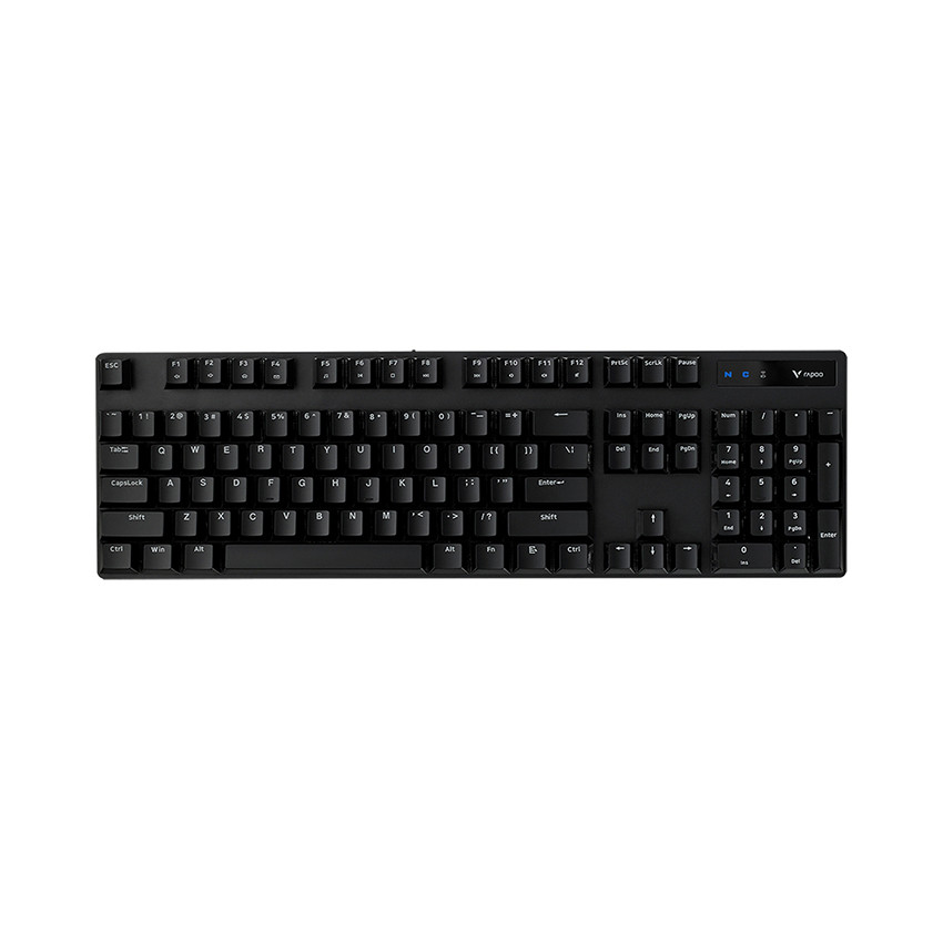 BÀN PHÍM CƠ GAMING CÓ DÂY RAPOO V500 PRO BLACK (BROWN SWITCH)