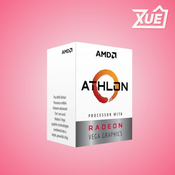 BỘ VI XỬ LÝ AMD ATHLON 3000G (3.5GHZ, 2 NHÂN 4 LUỒNG , 5MB CACHE, 35W) - SOCKET AMD AM4