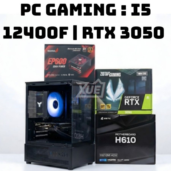 BỘ PC GAMING I5 12400F - RTX 3050 6GB OC (XUEPC004-G)