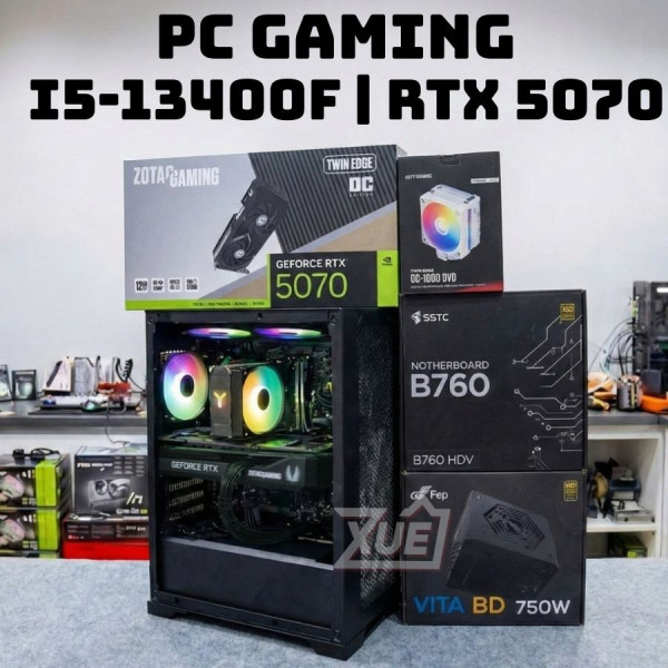 BỘ PC GAMING I5 13400F - RTX 5070 12GB (XUEPC015-G)