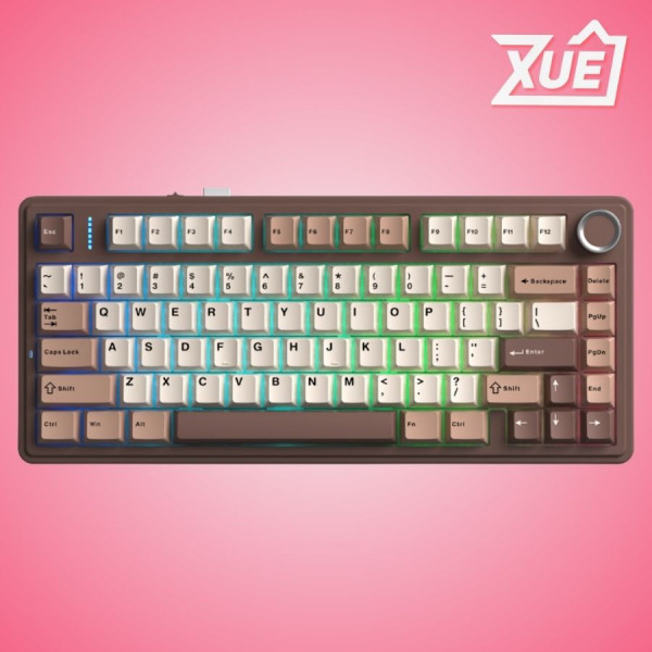 BÀN PHÍM CƠ AULA F75 CHOCOLATE LATTE BARBIE SWITCH