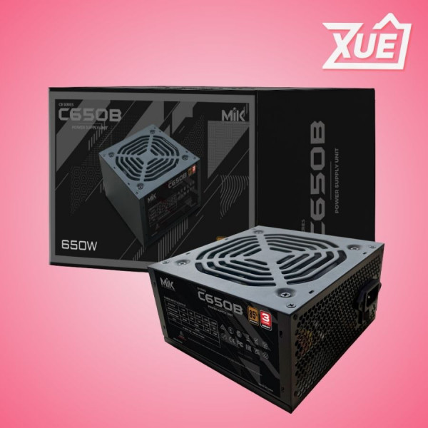 NGUỒN MÁY TÍNH MIK C650B - 650W - 80 PLUS BRONZE