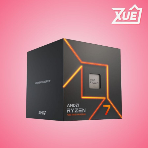 BỘ VI XỬ LÝ AMD RYZEN 7 7700 / 3.8GHZ BOOST 5.3GHZ / 8 NHÂN 16 LUỒNG / 40MB / AM5