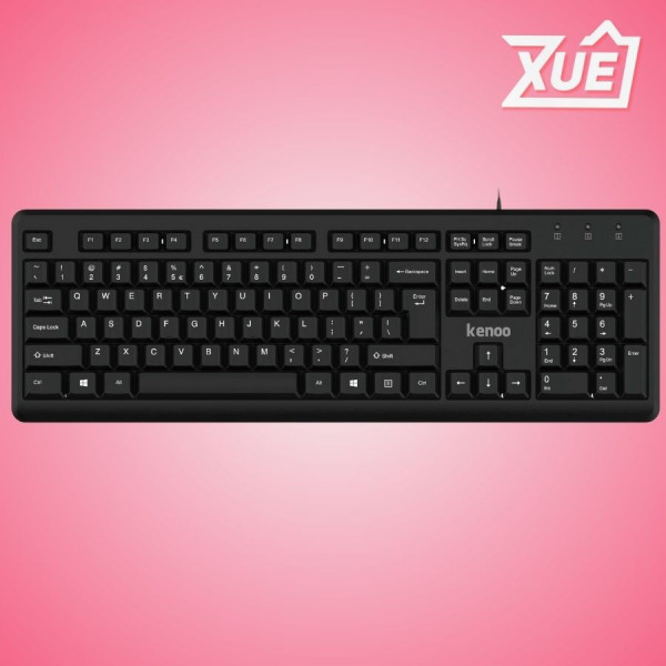 BÀN PHÍM MÁY TÍNH KENOO K6020 - MÀU ĐEN