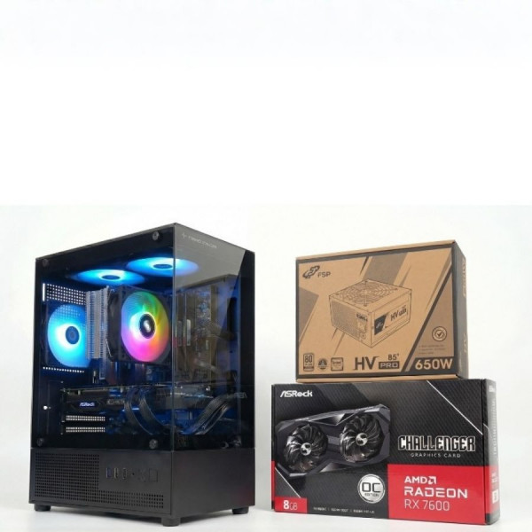 BỘ PC AMD RYZEN 5 5500 - RX 7600 (XUEPCFS12)