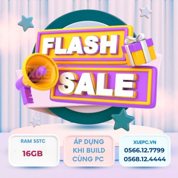 RAM DESKTOP SSTC (SSTC-3200C22-16GTBJ) 16GB (1X16GB) DDR4 3200MHZ