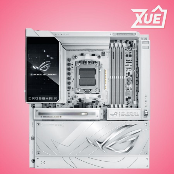 MAINBOARD ASUS ROG CROSSHAIR X870E GLACIAL DDR5 (WIFI+BLUETOOTH)