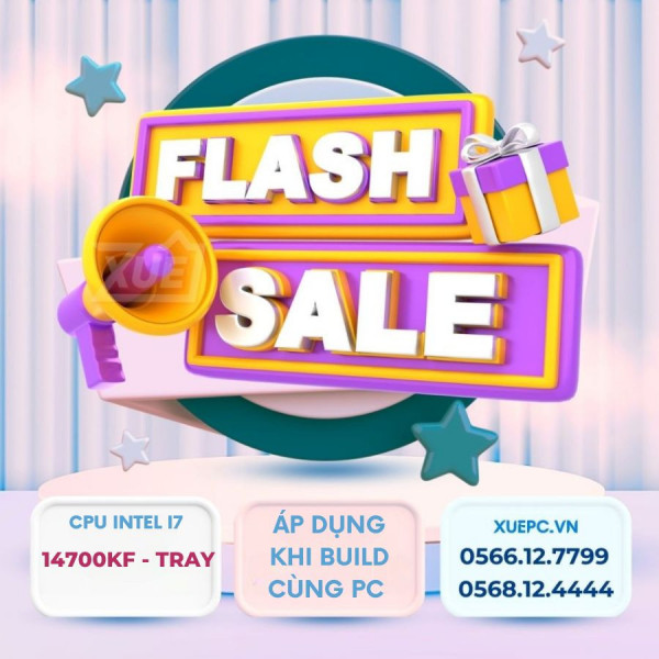 CPU INTEL CORE I7 14700KF (INTEL LGA1700 - 20 CORE - 28 THREAD - BASE 3.4GHZ - TURBO 5.6MHZ - CACHE 33MB - ) - TRAY