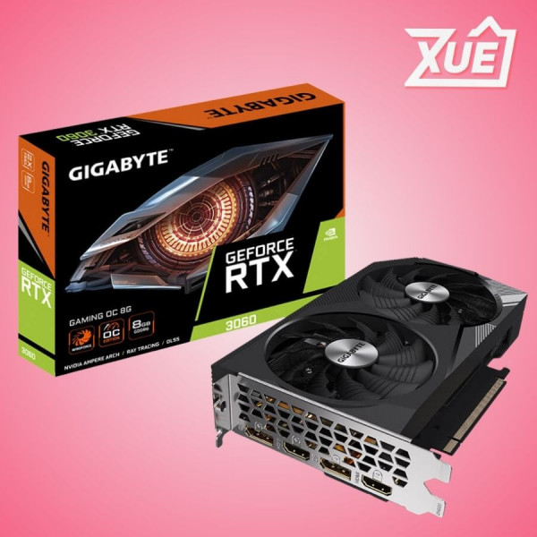 VGA GIGABYTE RTX 3060 GAMING OC 8GB (N3060GAMING OC-8GD)