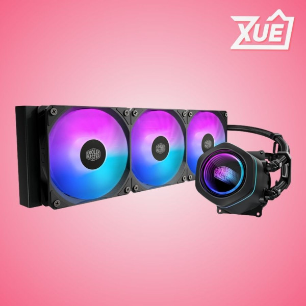 TẢN NHIỆT NƯỚC CPU 3 FAN COOLER MASTER MASTERLIQUID 360 CORE NEX ARGB BLACK