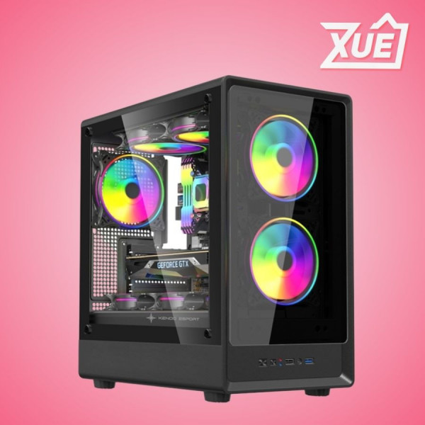 VỎ MÁY TÍNH KENOO ESPORT MK326 - MÀU ĐEN MATX