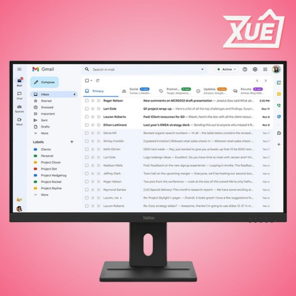 MÀN HÌNH LENOVO THINKVISION E27-40 64BCMAR4VN (27 INCH - IPS - FHD - 100HZ - 4MS - SPEAKER)