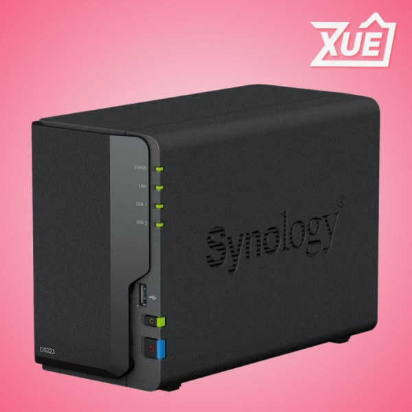 THIẾT BỊ NAS SYNOLOGY DS223 (2 KHAY, RAM 2GB)